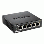 D-LINK DGS-105 NON-GÉRÉ L2 GIGABIT ETHERNET (10/100/1000) NOIR