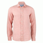 J.HARVEST & FROST IB33 LINEN CHEMISE REGULAR FIT HOMMES ORANGE - TAILLE S