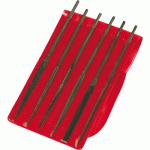 JEU DE 12 LIMES AIGUILLES MI-DOUCES LBJ-16 AVEC TROUSSE - SANS MANCHE SAM OUTILLAGE