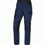 PANTALON DE TRAVAIL MULTIPOCHES MACH 2 V3 BLEU MARINE/BLEU ROI TS - DELTA PLUS - M2PA3BMPT