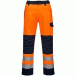 PANTALON MODAFLAME RIS MV36 XL BLEU/ORANGE - PORTWEST
