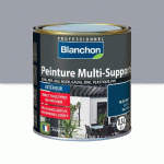 PEINTURE MULTI-SUPPORTS APPLICATION EXTÉRIEUR GRIS FENÊTRE RAL 7040 0,5L BLANCHON