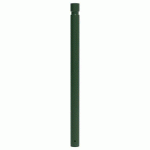 POTELET VITYL TÊTE GORGES MÉTAL HTR 1 M Ø 76 MM MOUSSE 6005 - BUTON DESIGN