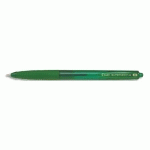 STYLO BILLE PILOT SUPER GRIP G RETRACTABLE - POINTE MOYENNE - VERT