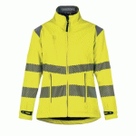 VESTE SOFTSHELL FEMME - HAUTE VISIBILITÉ - JAUNE - L - AMAZONE T2S