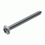 VIS À TÔLE -TÊTE CYLINDRIQUE LARGE -POZIDRIV -A2 -4,8X12,7B200 ACTON
