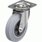 BLICKLE - ROULETTE PIVOTANTE Ø 125MM BANDAGE CAOUTCHOUC SBR 100KG - LEX-VPP 125XR-SG