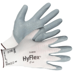 GANTS DE MANUTENTION ANSELL HYFLEX 11-800 TAILLE 8, LOT DE 12 PAIRES