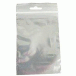 LOT DE 5 - SACHET AVEC FERMETURE À PRESSION, 180 X 250 MM