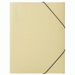 LOT DE 6 - CHEMISE À ÉLASTIQUES 'PASTELL ECO', A4, PP, JAUNE