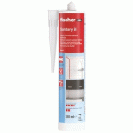 MASTIC SILICONE - SANITAIRE - 280 ML - BLANC