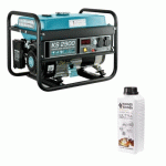 PACK GROUPE ÉLECTROGÈNE À ESSENCE - 2,9 KW - 230V - KS 2900 + HUILE MOTEUR 1L OFFERTE KONNER & SOHNEN
