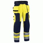 PANTALON ARTISAN SOFTSHELL HAUTE VISIBILITÉ TAILLE 42 - BLAKLADER