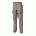 PANTALON DE TRAVAIL - MULTI-POCHES CONFORT - POLYESTER COTON 36 GRIS