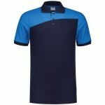 POLO BICOLORE COUTURES 202006 INK-TURQUOISE 6XL - TRICORP WORKWEAR