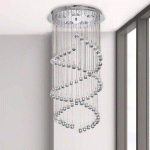 SEARCHLIGHT SUSPENSION HALLWAY RIDEAU CRISTAL DE VERRE, 80 CM