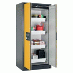 ARMOIRE SÉCURITÉ Q-PEGASUS-90 Q90.195.090.WDAC GRIS/JAUNE - ASECOS