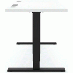 BUREAU ELEMENTS SOLID 1600 AVEC CHARGEUR QI - NOIR - ARGENT - ACTIFORCE