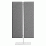 CLOISON ECLA ACOUSTIQUE HAUTEUR 180 CM GRIS PERLE INDIGO SUPPORT BLANC