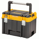 COFFRET T-STAK IP54  GRANDE CONTENANCE AVEC ORGANISATEUR SUPÉRIEUR ET LONGUE POIGNÉ - DEWALT - DWST83343-1