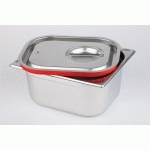 COUVERCLE DE TRANSPORT AVEC JOINT EN SILICONE POUR BAC GN 1/4 APS