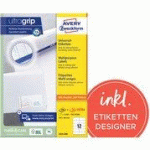 ETIQUETTE UNIVERSELLE, 70 X 37 MM, BLANC