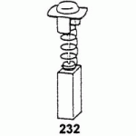 JEU DE 2 CHARBONS 7 X 13 X 16.5  POUR HITACHI
