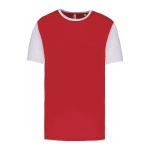 MAILLOT MANCHES COURTES - PROACT - ROUGE/BLANC