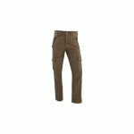 PANTALON DE TRAVAIL MULTIPOCHES DOBBY EXPLORE TAUPE T40 - PULS - 0314.9999.021 T40