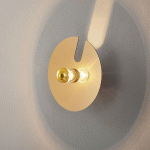 WEVER & DUCRÉ LIGHTING WEVER & DUCRÉ MIRRO 1.0 MUR 30CM NOIR/OR
