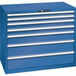 ARMOIRE 7 TIROIRS 1193X725X1000MM-CAPACITÉ 200KG-BLEU FONCÉ - LISTA