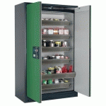 ARMOIRE SÉCURITÉ Q-PEGASUS-90 Q90.195.120.WDAC GRIS/VERT - ASECOS