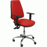 CHAISE DE BUREAU ELCHE S 24 HORAS SIMILICUIR ROUGE - PIQUERAS Y CRESPO