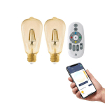 EGLO CONNECT-Z E27 ST64 LAMPE 5,5W 500LM 2200K 2PCS