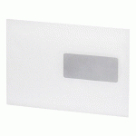 ENVELOPPE 162 X 229 MM CLAIRALFA CLAIREFONTAINE 90 G AVEC FENÊTRE 45 X 100 MM BLANCHE - BOÎTE DE 250