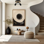 ENVOSTAR TINO SPOT PLAFOND 3 LAMPES ROND NOIR/BOIS