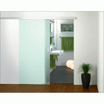 GARNITURE POUR PORTE COULISSANTE EN VERRE - 100 KG - PORTA G 100 HAWA