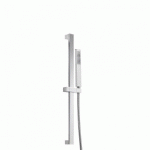 KIT BARRE‑DOUCHE AVEC FLEXIBLE SATIN CHROMÉ PROJECT-SLIM - TRES 03452602