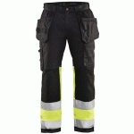 PANTALON ARTISAN HAUTE-VISIBILITÉ STRETCH TAILLE 46 - BLAKLADER