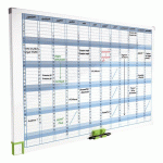 PLANNING MAGNÉTIQUE ANNUEL 12 COLONNES NOBO