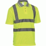 POLO HAUTE VISIBILITÉ OFFSHORE JAUNE XXL - DELTA PLUS