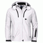 PROJOB 3412 SOFTSHELL PRIO FEMME A CAPUCHE BLANC - TAILLE XXL