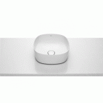 VASQUE À POSER SOFT EN FINECERAMIC® AVEC BONDE DE VIDAGE INSPIRA SOFT 37X37 BLANC - ROCA A327502000