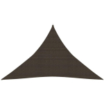 VIDAXL - VOILE D'OMBRAGE 160 G/M MARRON 5X5X6 M PEHD