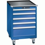 ARMOIRE BLEU SÉCU. 564X572X890 AVEC 5 TIR. 75KG _ 14.249.100 - LISTA