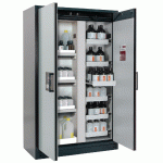 ARMOIRE SÉCURITÉ Q-CLASSIC-90 Q90.195.120.MV GRIS/GRIS - MANUTAN COLLECTIVITÉS