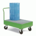 CHARIOT PORTE-FÛT STOCKAGE VERTICAL DES PRODUITS TOXIQUES