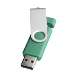 CLÉ USB ROTATIVE ON THE GO OTG 2 GB - VERT - CLÉ USB PUBLICITAIRE