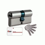 CYLINDRE À DOUBLE ENTRÉE IS R6 30X60 NICKELÉ - ISEO - 880930609..5