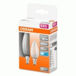 OSRAM CLASSIC B 2 AMPOULES LED E14 4W 4 000 K MATE